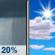 Tuesday: Slight Chance Rain Showers then Mostly Sunny